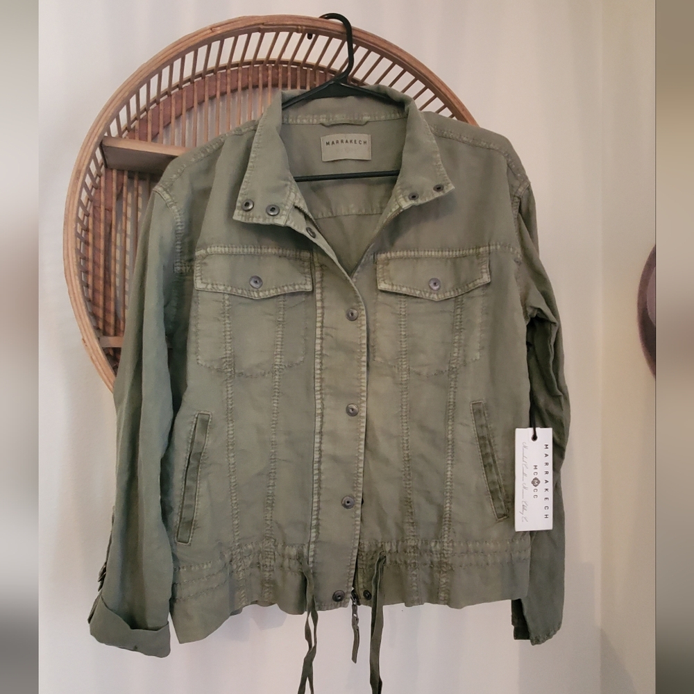 Marrakech linen/cotton blend jacket